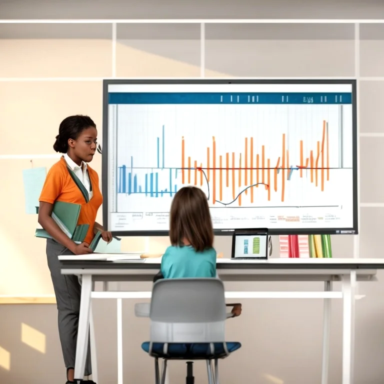 Teilnehmer in einem Wirtschaftstraining